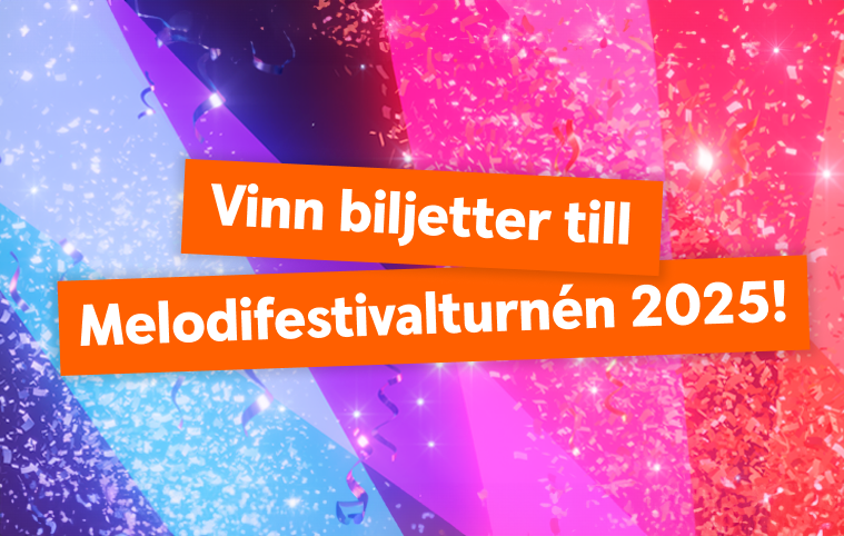 Vinn biljetter till Melodifestivalturnén 2025