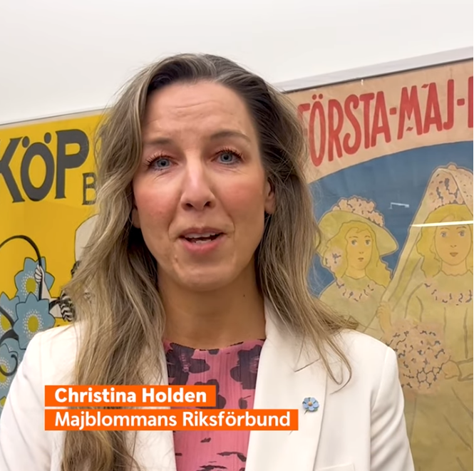 Christina Holden, Majblommans Riksförbund